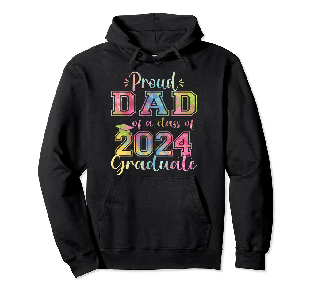 Super Proud Dad 2024 Graduate Awesome Hoodie - Unique Graphic for Adults - T-Shirt, Sweatshirt, Hoodie