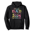 Super Proud Dad 2024 Graduate Awesome Hoodie - Unique Graphic for Adults - T-Shirt, Sweatshirt, Hoodie