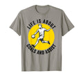 Lifes About Goals And Assists T-Shirt - Fun Novelty Design Men Women - T-Shirt, Sweatshirt, Hoodie