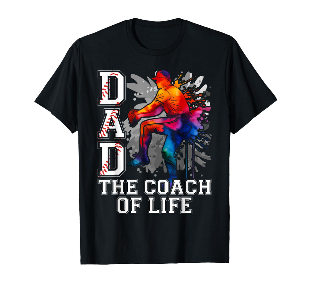 Dad Coch Life Fathers Day Baseball T-Shirt - Streetwear Style Men Women - T-Shirt, Sweatshirt, Hoodie