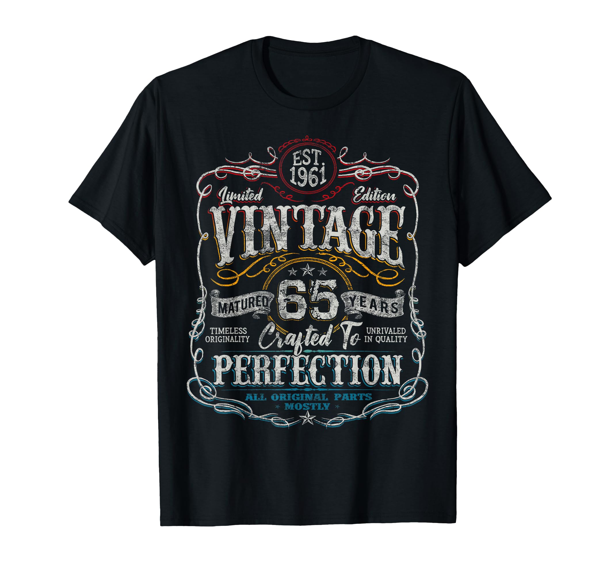 1961 65 Year Old 65Th Birthday T-Shirt - Unique Graphic for Adults - T-Shirt, Sweatshirt, Hoodie
