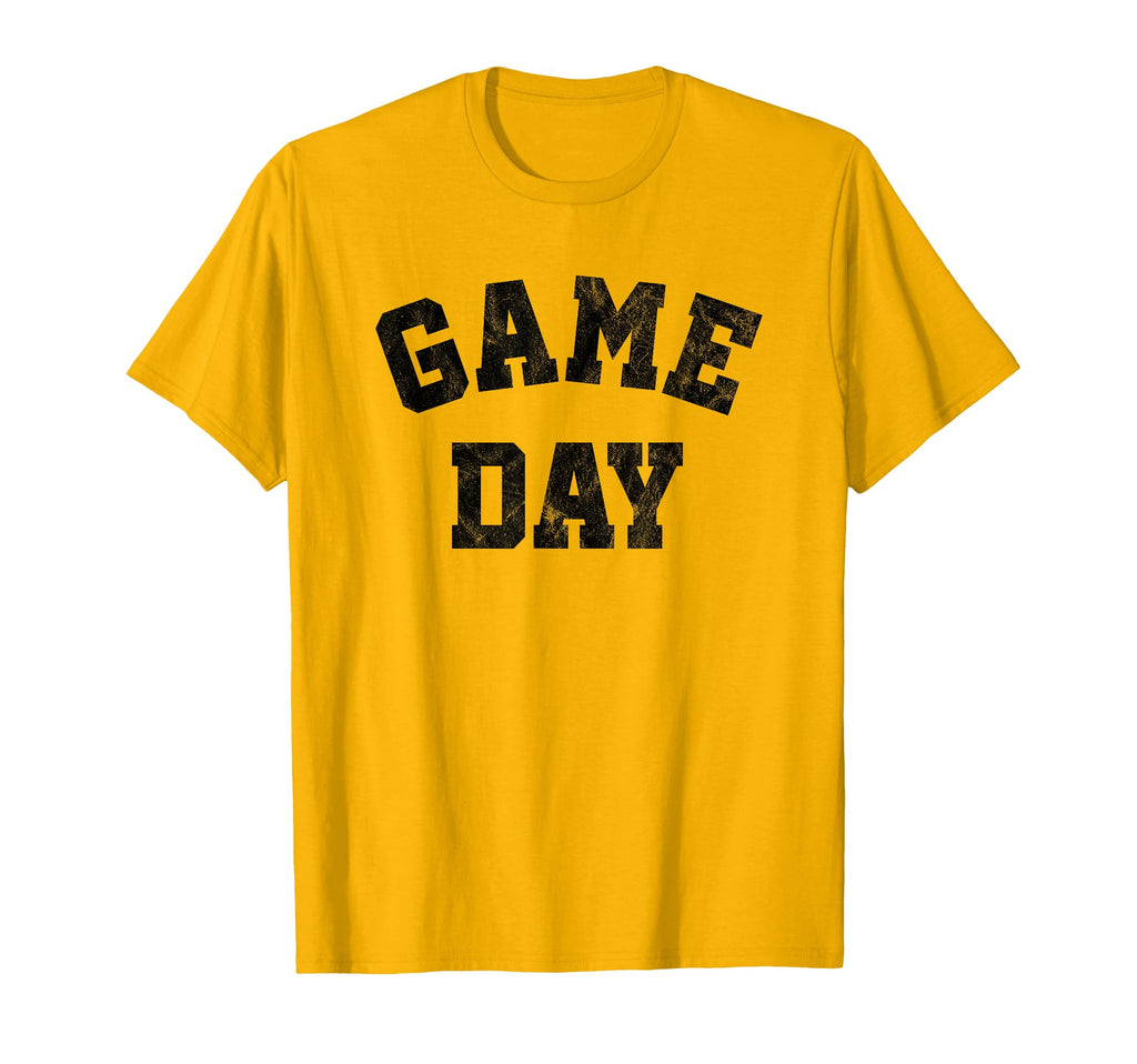 Football Sports Game Day Black T-Shirt - Casual Everyday Wear for Adults - T-Shirt, Sweatshirt, Hoodie