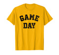 Football Sports Game Day Black T-Shirt - Casual Everyday Wear for Adults - T-Shirt, Sweatshirt, Hoodie