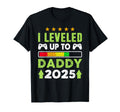 Promoted To Daddy 2025 Leveled Up To Dad T-Shirt - Trendy Graphic Unisex - T-Shirt, Sweatshirt, Hoodie