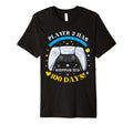 100 Days School Mom Dad Gamer 100Th T-Shirt - Novelty Apparel for Adults - T-Shirt, Sweatshirt, Hoodie