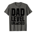 Fathers Day Video Game Dad Level Unlocked T-Shirt - Unique Graphic Unisex - T-Shirt, Sweatshirt, Hoodie