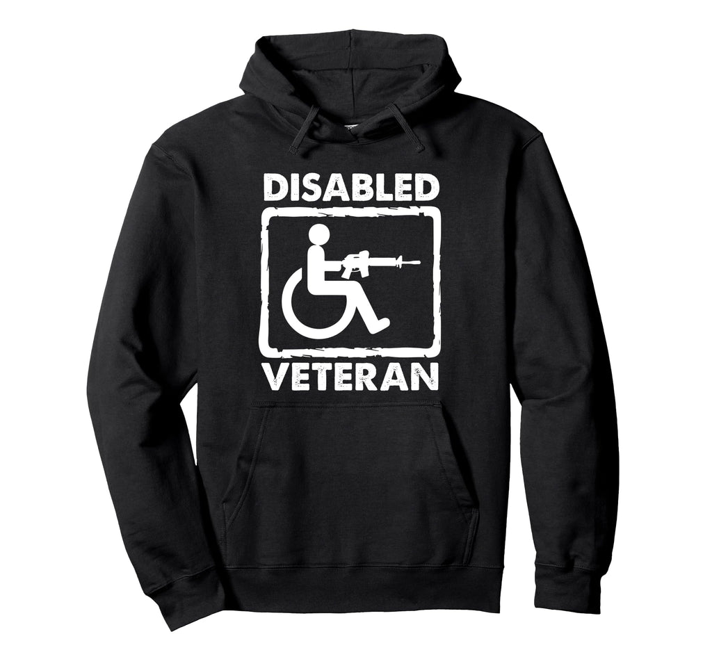 Disabled Veteran Dad Grandpa Usa Hoodie - Fun Novelty Design Unisex - T-Shirt, Sweatshirt, Hoodie