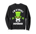 Soccer Defense St Patricks Day Novelties Hoodie - Graphic Print Unisex - T-Shirt, Sweatshirt, Hoodie