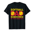 Mens Softball Dad Like Baseball Dad T-Shirt - Casual Everyday Wear Unisex - T-Shirt, Sweatshirt, Hoodie