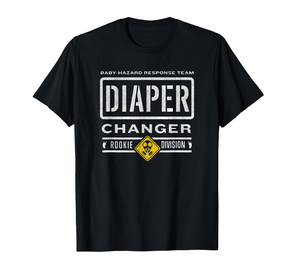 Funny Diaper Changer Duty Expecting New Dad T-Shirt - Graphic Print Unisex - T-Shirt, Sweatshirt, Hoodie