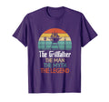 Grillfather Myth Legend Dad Grilling T-Shirt - Graphic Print Men Women - T-Shirt, Sweatshirt, Hoodie