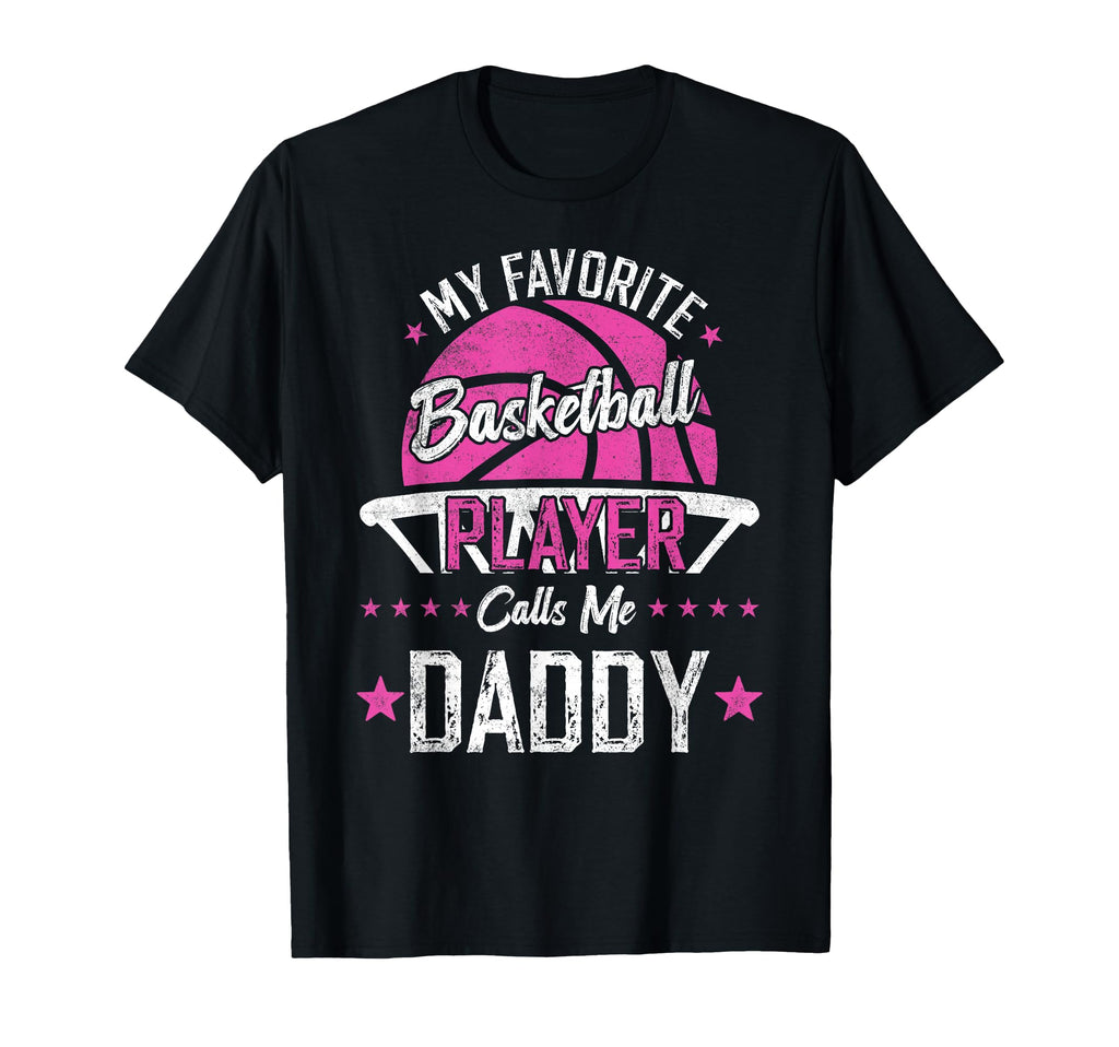 My Favorite Basketball Player Calls T-Shirt - Minimalist Print Men Women - T-Shirt, Sweatshirt, Hoodie