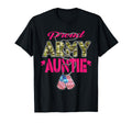 Proud Army Auntie Camo Us Flag Dog Tags T-Shirt - Aesthetic Graphic Unisex - T-Shirt, Sweatshirt, Hoodie
