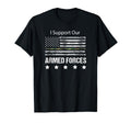 Military Appreciation Support Armed T-Shirt - Unique Graphic for Adults - T-Shirt, Sweatshirt, Hoodie