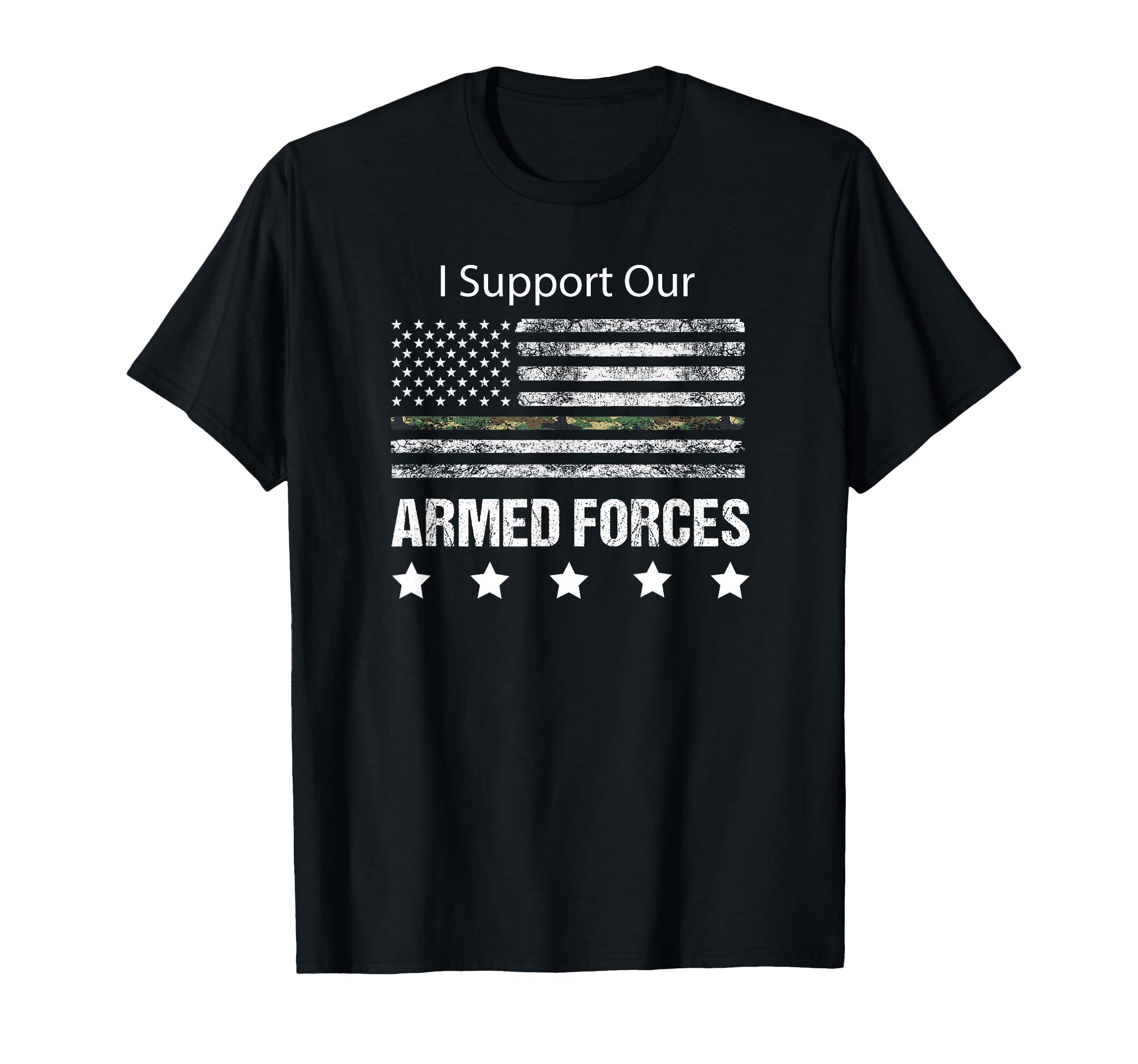 Military Appreciation Support Armed T-Shirt - Unique Graphic for Adults - T-Shirt, Sweatshirt, Hoodie