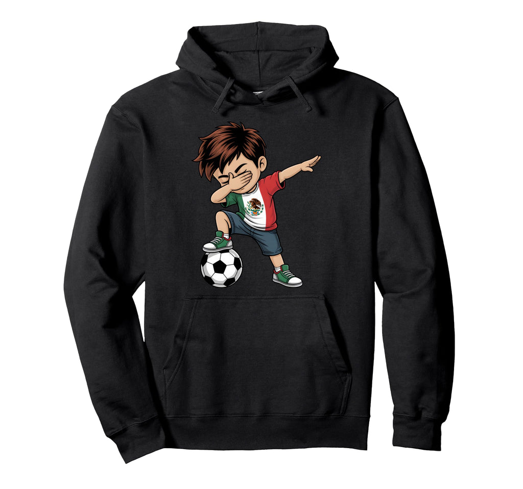 Dabbing Soccer Mexico Estados Unidos Hoodie - Novelty Apparel Men Women - T-Shirt, Sweatshirt, Hoodie