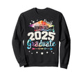 Tie Dye Bonus Dad 2025 Graduate Sweatshirt - Trendy Graphic for Adults - T-Shirt, Sweatshirt, Hoodie