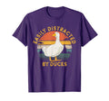Duck Easily Distracted Ducks T-Shirt - Unique Graphic Men Women - T-Shirt, Sweatshirt, Hoodie