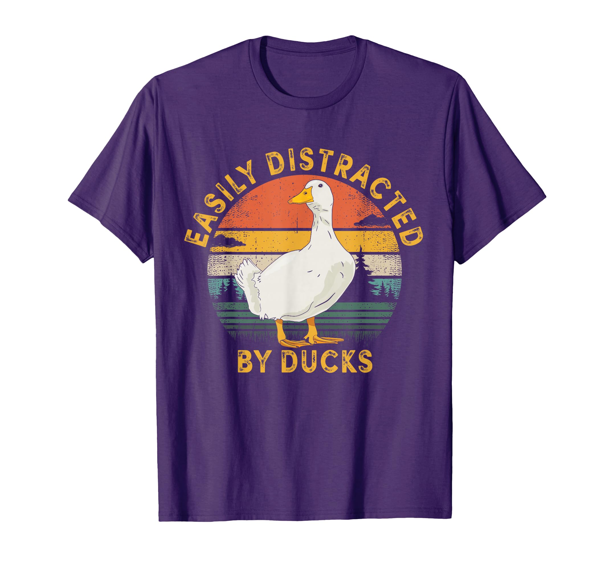 Duck Easily Distracted Ducks T-Shirt - Unique Graphic Men Women - T-Shirt, Sweatshirt, Hoodie