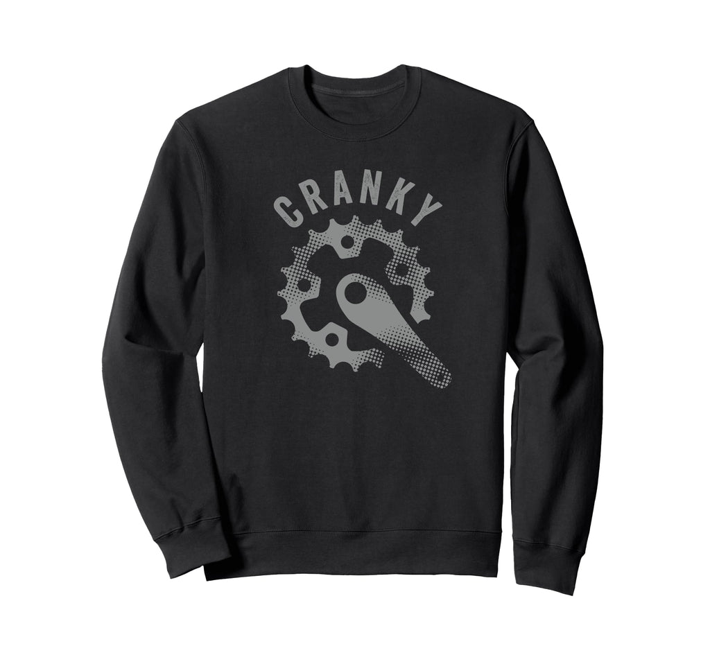 Cranky Bike Dad Cycling Spoke And Sweatshirt - Unique Graphic for Adults - T-Shirt, Sweatshirt, Hoodie