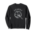 Cranky Bike Dad Cycling Spoke And Sweatshirt - Unique Graphic for Adults - T-Shirt, Sweatshirt, Hoodie