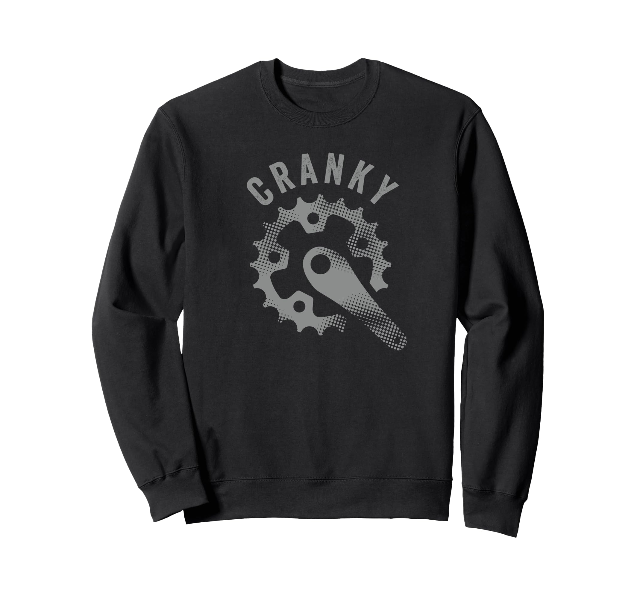 Cranky Bike Dad Cycling Spoke And Sweatshirt - Unique Graphic for Adults - T-Shirt, Sweatshirt, Hoodie