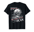 Riding Is My Retirement Plan Shirts T-Shirt - Aesthetic Graphic for Adults - T-Shirt, Sweatshirt, Hoodie