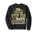 Proud Step Dad Pre School Graduate Sweatshirt - Minimalist Print Men Women - T-Shirt, Sweatshirt, Hoodie