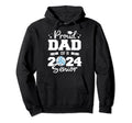 Proud Dad 2024 Senior Funny Volleyball Hoodie - Graphic Print for Adults - T-Shirt, Sweatshirt, Hoodie