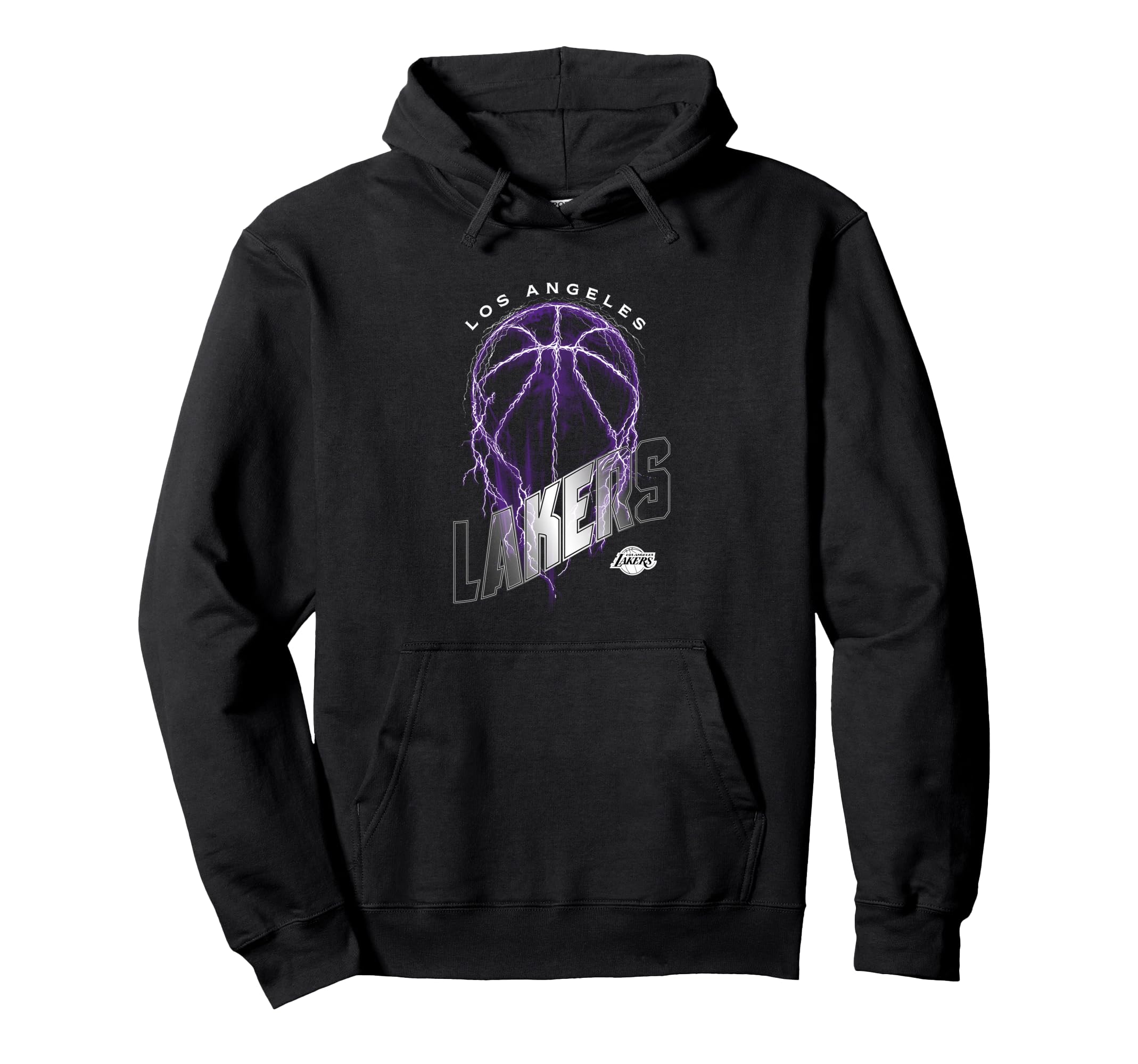 Nba Los Angeles Lakers Lightning Bolt Hoodie - Minimalist Print Unisex - T-Shirt, Sweatshirt, Hoodie