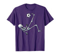 Skeleton Soccer Football Halloween T-Shirt - Streetwear Style for Adults - T-Shirt, Sweatshirt, Hoodie