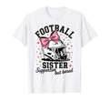 Football Sister Supportive But Bored T-Shirt - Graphic Print for Adults - T-Shirt, Sweatshirt, Hoodie