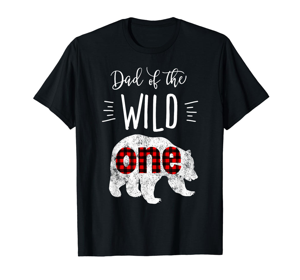 Dad Wild One Bear Lumberjack 1St T-Shirt - Custom Art Print for Adults - T-Shirt, Sweatshirt, Hoodie