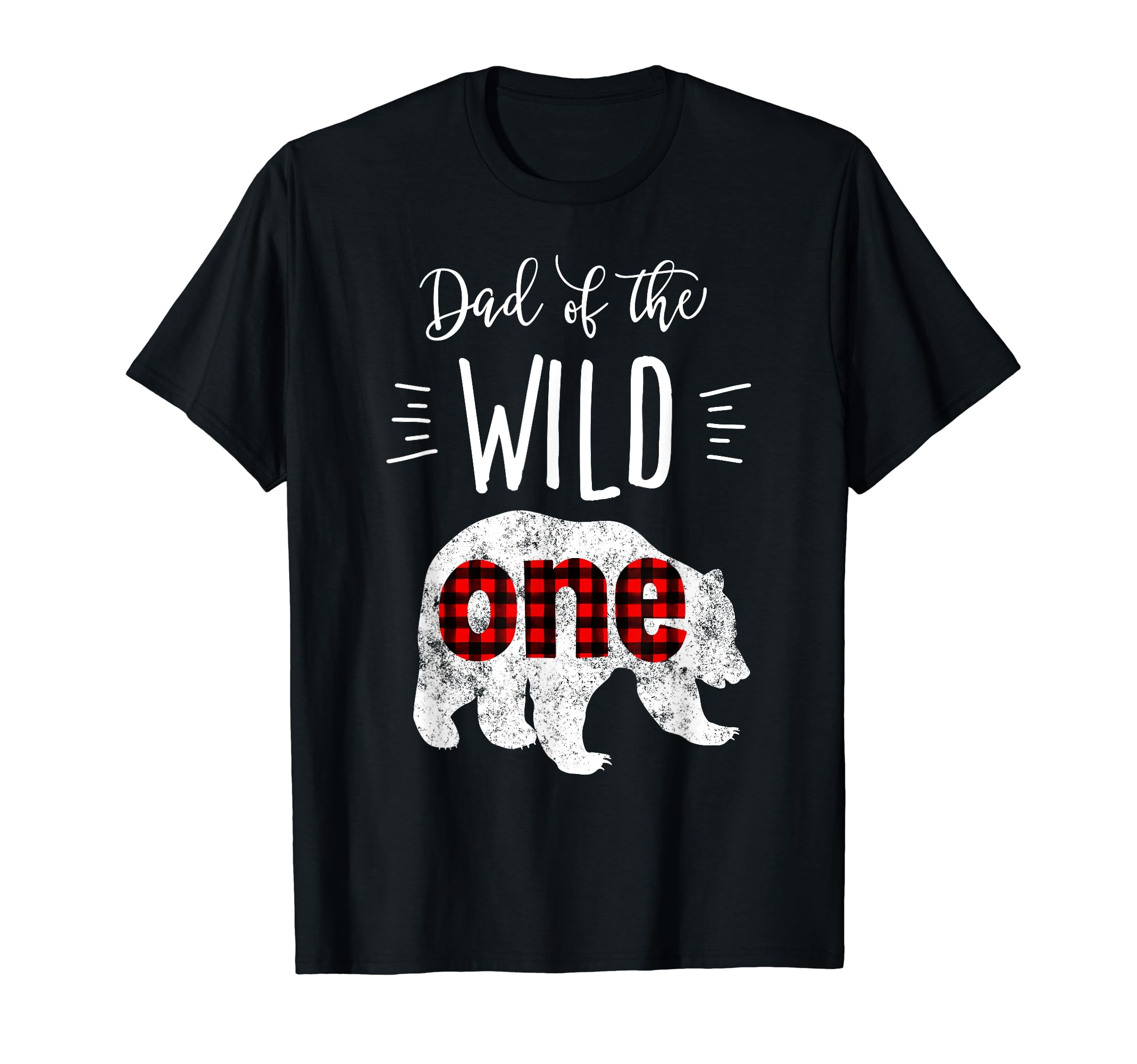 Dad Wild One Bear Lumberjack 1St T-Shirt - Custom Art Print for Adults - T-Shirt, Sweatshirt, Hoodie