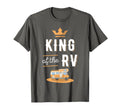 King Rv Fathers Day Motorhome Gift T-Shirt - Fun Novelty Design Men Women - T-Shirt, Sweatshirt, Hoodie
