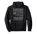 Best Truck Driver Art Dad Trucking Hoodie - Aesthetic Graphic for Adults - T-Shirt, Sweatshirt, Hoodie