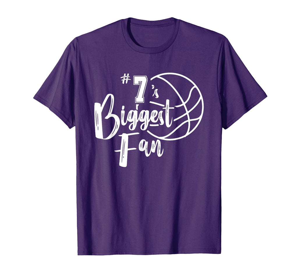 Number 7S Biggest Fan Basketball T-Shirt - Aesthetic Graphic Men Women - T-Shirt, Sweatshirt, Hoodie