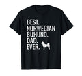Best Norwegian Buhund Dad Ever Dog T-Shirt - Fun Novelty Design Unisex - T-Shirt, Sweatshirt, Hoodie