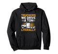 Trucker Driving Dad Trucker Father Truck Hoodie - Aesthetic Graphic Unisex - T-Shirt, Sweatshirt, Hoodie
