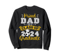 Proud Dad Class 2024 Graduate Soccer Sweatshirt - Trendy Graphic Unisex - T-Shirt, Sweatshirt, Hoodie