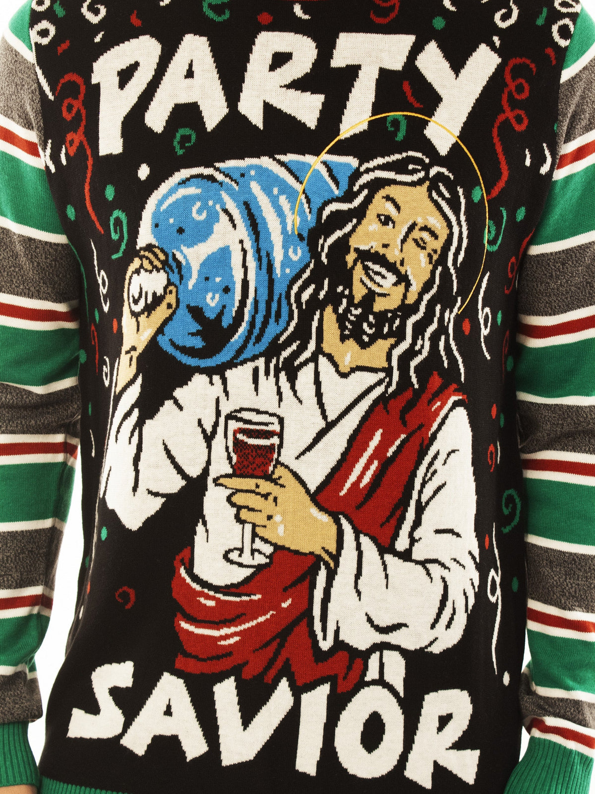 Jesus Party Savior | For Men & Women | Unisex Sizing Ugly Christmas Sweater - Holiday Gift product image 3