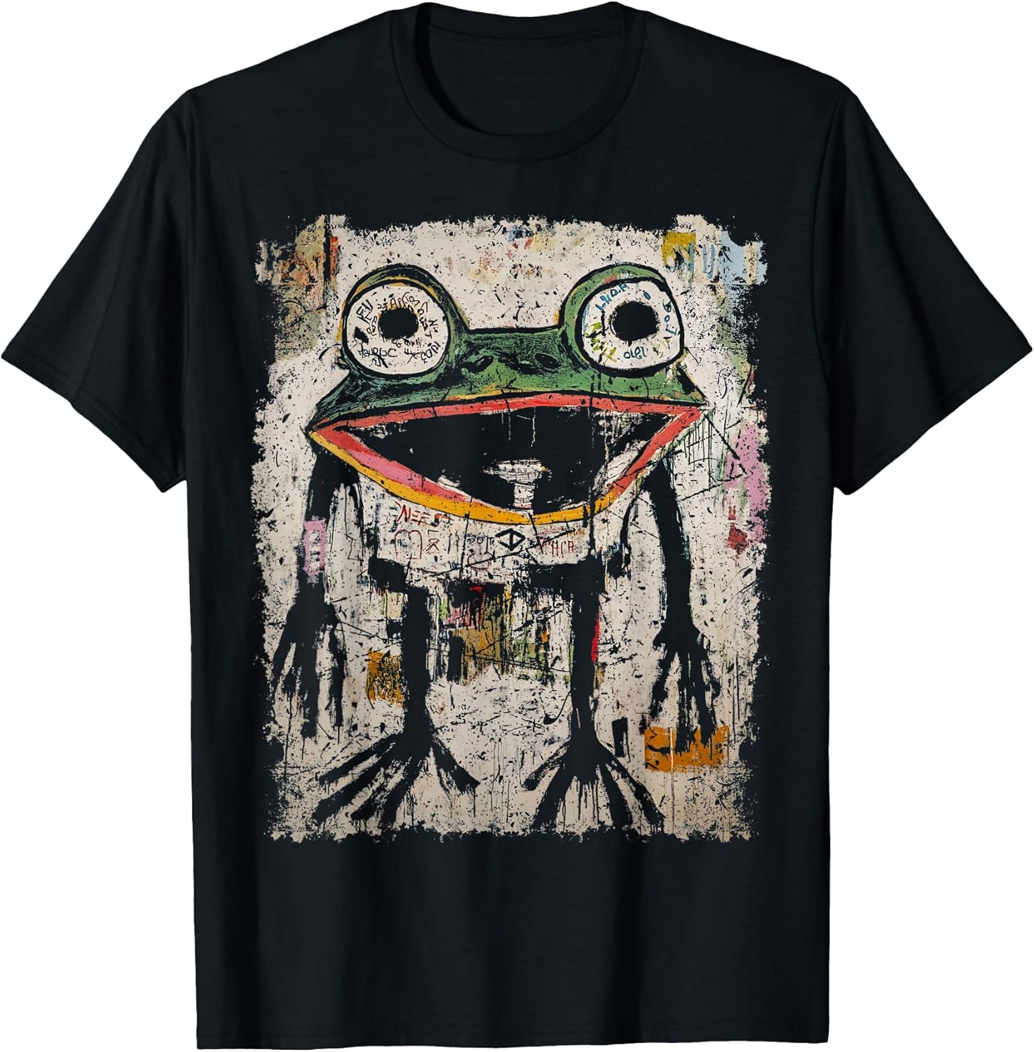 Pop Art Style Toad 90s Graffiti - Adult & Kids T-Shirts, Sweatshirts & Hoodies apparel design preview 1