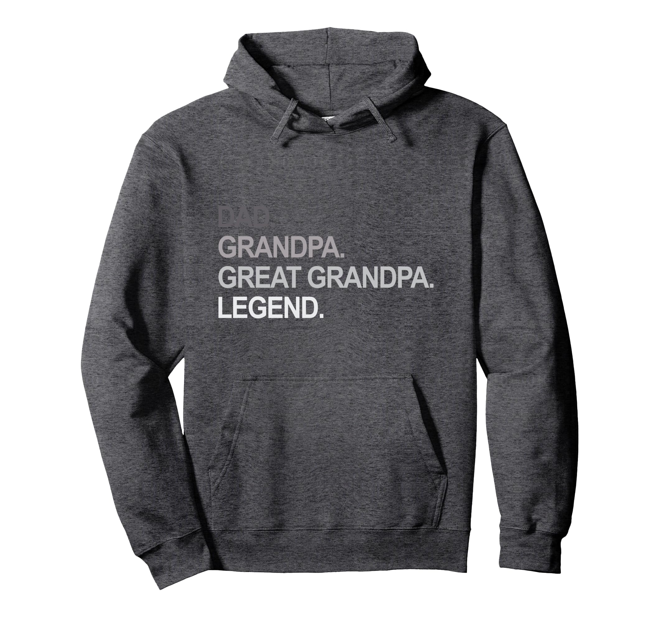 Dad Grandpa Great Grandpa Legend Hoodie - Minimalist Print Men Women - T-Shirt, Sweatshirt, Hoodie