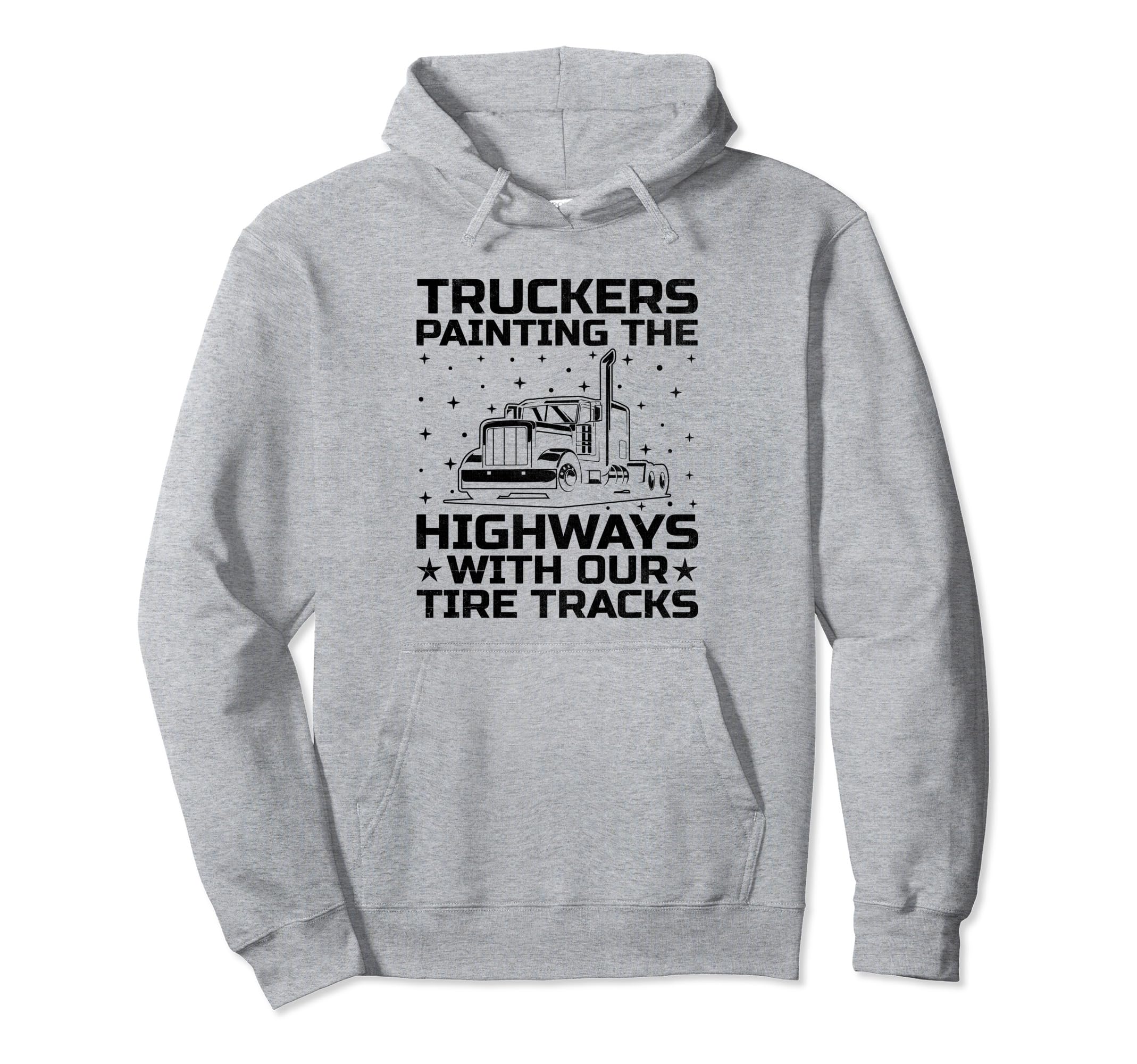 Trucker Driving Dad Trucker Father Hoodie - Aesthetic Graphic for Adults - T-Shirt, Sweatshirt, Hoodie