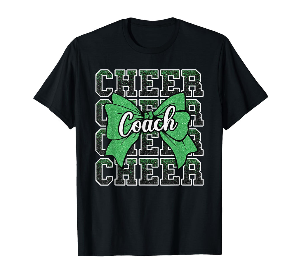 Green Funny Sport Loud Proud Cheer Coach T-Shirt - Graphic Print Men Women - T-Shirt, Sweatshirt, Hoodie