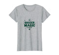 Soccer Magic Happens Here Athletic T-Shirt - Minimalist Print for Adults - T-Shirt, Sweatshirt, Hoodie