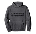 Fathers Day Dad Outnumbered Daddy Hoodie - Streetwear Style for Adults - T-Shirt, Sweatshirt, Hoodie