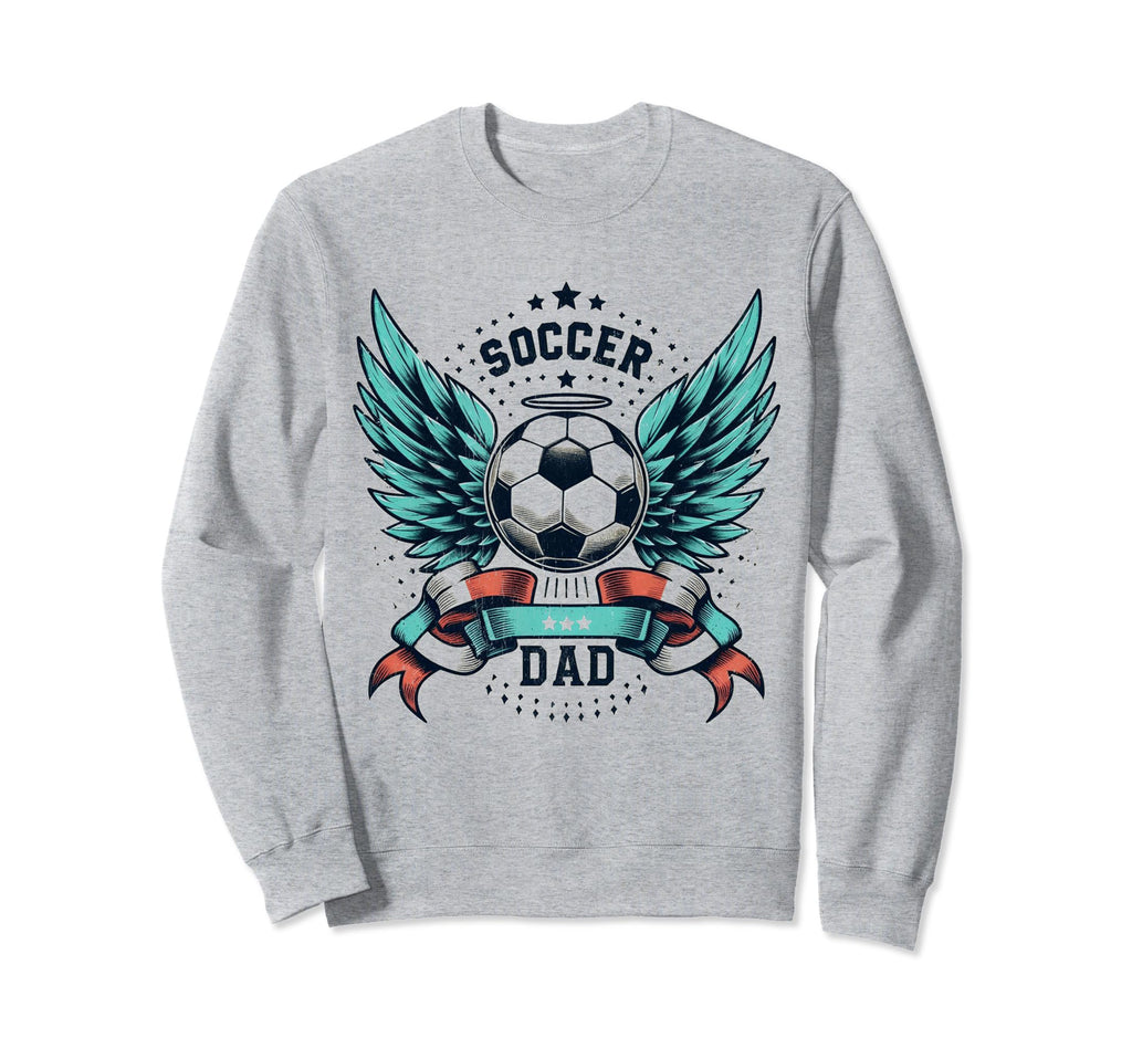 Soccer Dad Family Matching Dad Sweatshirt - Minimalist Print Men Women - T-Shirt, Sweatshirt, Hoodie