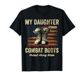 My Daughter Wears Combat Boots Proud T-Shirt - Graphic Print for Adults - T-Shirt, Sweatshirt, Hoodie