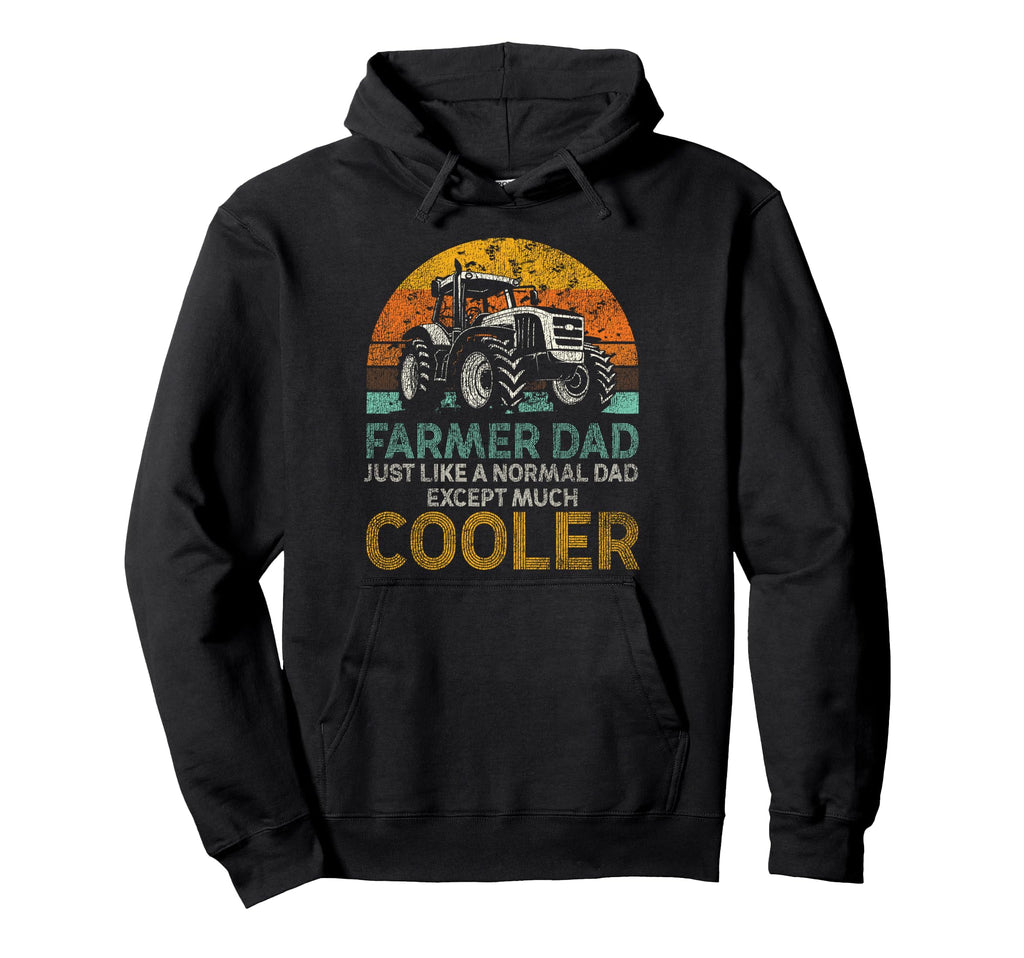 Farming Farmer Dad Father Tractor Farmer Dad Hoodie - Graphic Print Unisex - T-Shirt, Sweatshirt, Hoodie
